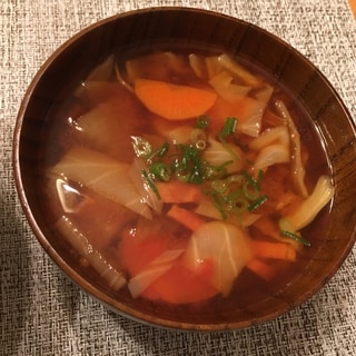 トマト味噌スープ